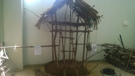 Макета сеоске „стражаре“ у музеју Сигирије - Шри Ланка - putujemo.org