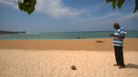 Предивна Унаватуна плажа, једна од моји омиљених слика свих времена - Шри Ланка