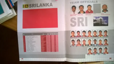 Лашан као члан екипе Шри Ланке - Шри Ланка